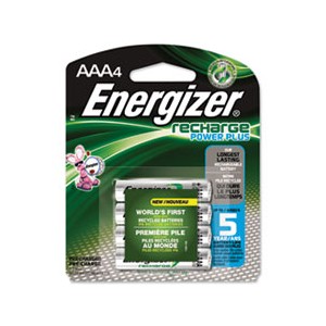 Batteries 'AAA' Rechargeable Energizer 4/PKG