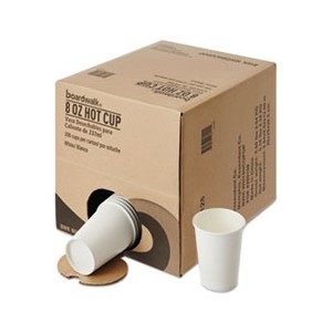 Cup 8OZ Hot White Convenience Pack 9 Cups/Sleeve 34 Sleeves/Cs