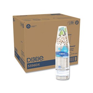 Cup Dixie Perfec Touch Insulated 16oz 25/sleeve 20/CS