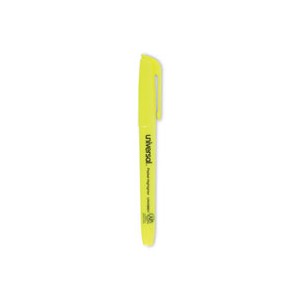 Highlighter Chisel Tip Pen Style Flourescent Yellow 12/BX