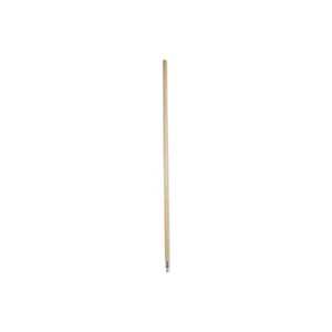 Broom Handle 1.125 x60" Metal-Tip Threaded End