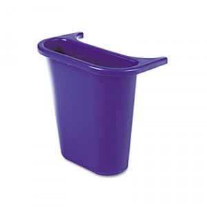 Wastebasket Recycling Side Bin, Attach Inside or Out, 4 3/4 qt, Blue