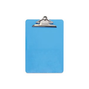 Clipboard Plastic 8.5x12 Translucent Blue