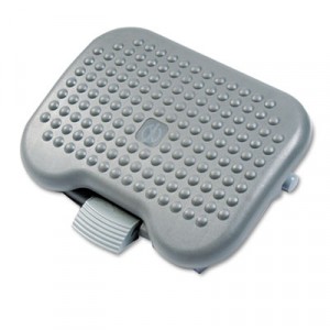 Height-Adjust Tilt Footrest, 18-1/8w x 14-1/4d x 4-1/8 to 6-5/8h, Charcoal