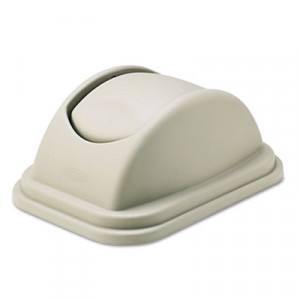 Rectangular Free-Swinging Plastic Lids, Beige