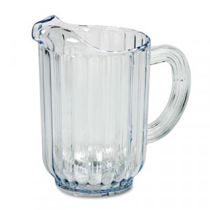 Bouncer Plastic Pitcher, 60-oz, Clear