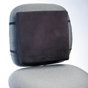 Back Perch w/Fleece Cover, 13w x 2-3/4d x 12-1/2h, Black