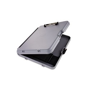 Clipboard 8.5x12 .5 Storage Capacity Chrarcoal/Gray