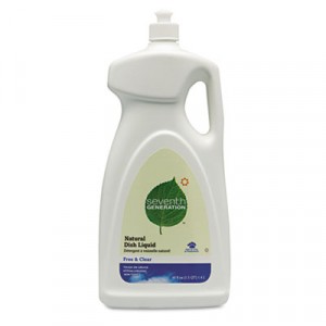 Free & Clear Natural Dishwashing Liquid, Neutral, 48oz, Bottle