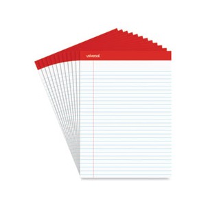 Pad Writing Pad 8.5x11.7 White 50/SHT Pad 12/Pad/Pgk