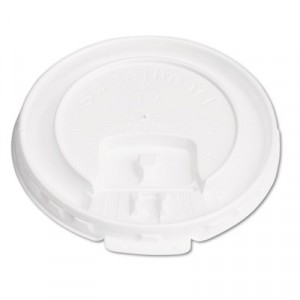 Liftback & Lock Tab Cup Lids for Foam Cups, Lid, for SLOX8J, White