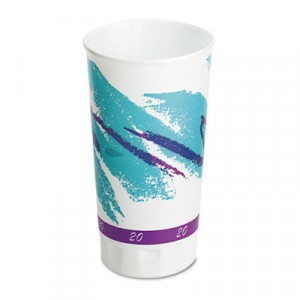 Symphony Design Trophy X-Large Hot Cups, 20 oz, Beige