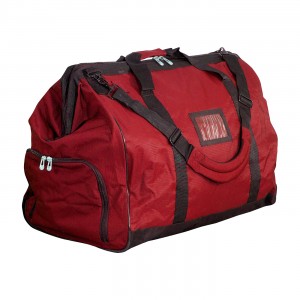 Gear Bag, Red, Polyester, 28L x 22H x 16.5W, Pad Shoulder Strap