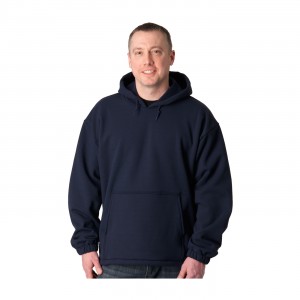9 Cal FR Wind Pro Pullover Hoodie Sweatshirt, Wind/Water Resist., Nvy Size 2X-Large