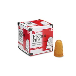 Rubber Finger Tips Small 12/BX