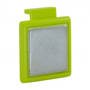 Magnetic Clip, ABS Plastic, Fluorescent Lime, Fits Any E-Flare