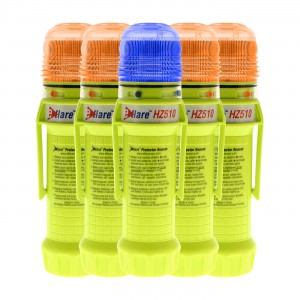  E-FLARE, HELICOPTER LANDING ZONE KIT, 4 AMBER & 1 BLUE BEACONS  