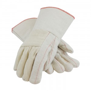 Glove Hot Mill 28oz Canvas Gauntlet Cuff 10DZPR/CS