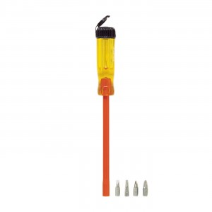 Magnetic Bit Tip System 7 In Shaft, 2 Slotted Tips, 2 Phillips Tips