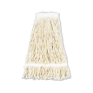Mop Head Cotton 24oz. White Loop End 12/CS