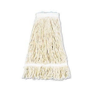 Mop Head Cotton 24oz. White Loop End 12/CS