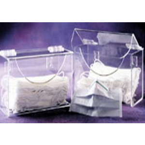 Dispenser Face Mask 9x5x4 Wall Mountable Clear Acrylic AK264