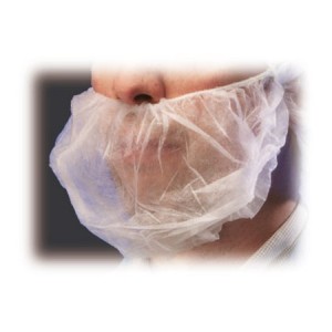 Beard Cover Non-woven White 100/Bg 10BG/CS