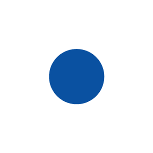Color Code Labels - circles 1" dia. blue 1000/RL