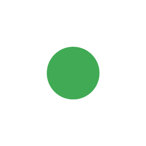 Color Code Labels - circles 4" dia. green 500/RL