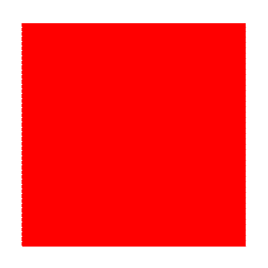 Color Code Labels - squares 4" x 4" (red) 500/RL
