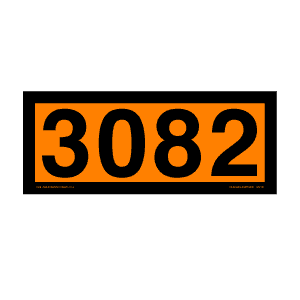 D.O.T. placards - misc - 4 - digit orange panels removable Packaged-25