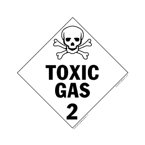 Hazardous Materials Placards- - class 2 gases tagboard Packaged-25