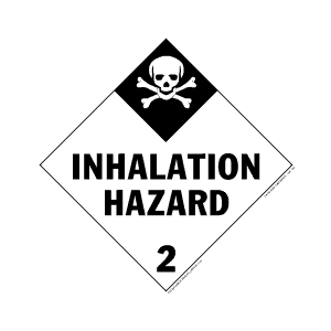 Hazardous Materials Placards- - class 2 gases tagboard Packaged-25