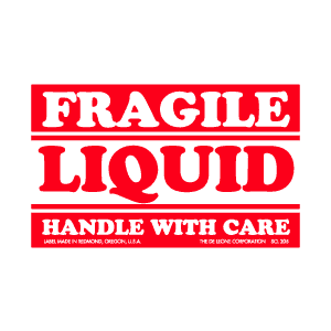 Fragile Labels 2½" x 4" 500/RL