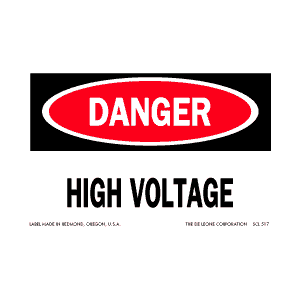 Danger and Caution Labels 2" x 3" 500/RL