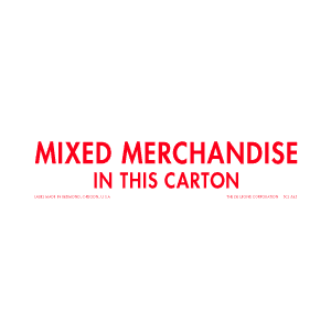 Label 1.5x6 Mixed Merchandise 500/RL