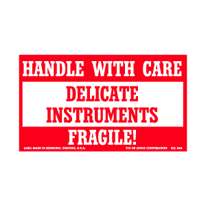 Fragile Please Handle With Care 5 x 3 Shipping Labels - SCL536