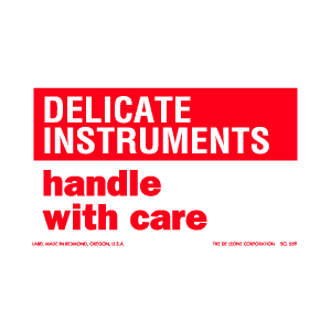 Delicate Instruments Labels 3"" x 5"" 500/RL