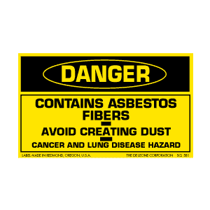 Danger and Caution Labels 3" x 5" (meets military standard) 500/RL