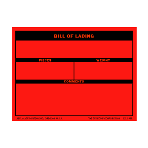Shipping and Packaging Labels 3" x 4" fluorescent red 500/RL