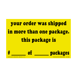 Shipping and Packaging Labels 3" x 5" 500/RL