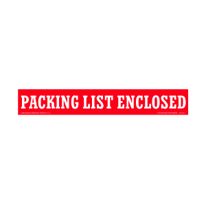 Shipping and Packaging Labels 2" x 8" fluorescent red 500/RL