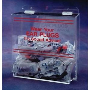Dispenser Ear Plugs 11.75x11x7.75 Clear Acrylic