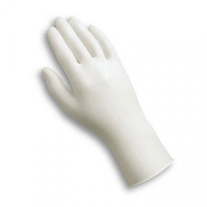 Dura-Touch PVC Powdered Gloves, Clear, Small, 100/Box