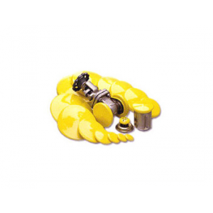 Cap 4.25x.46x3.26 .065"Thick Yellow Flange Cover ASA-425-7 200/BX