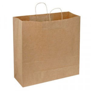 Shopping Bags, #70, 14w x 9d x 21h, Natural