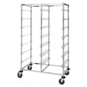 Quantum double bay bin carts 