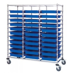 Quantum triple bay bin carts 