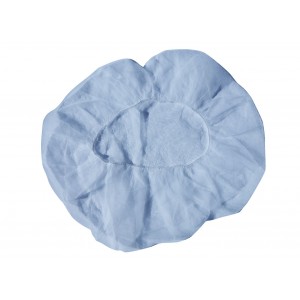 Bouffant Cap 24" Blue Latex Free 100/BG 10/CS