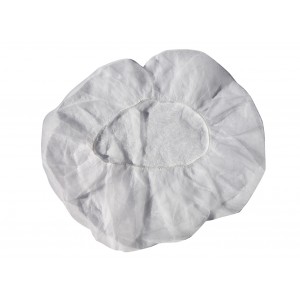 Bouffant Cap 21" White 100/BG 10/CS 48/PLT